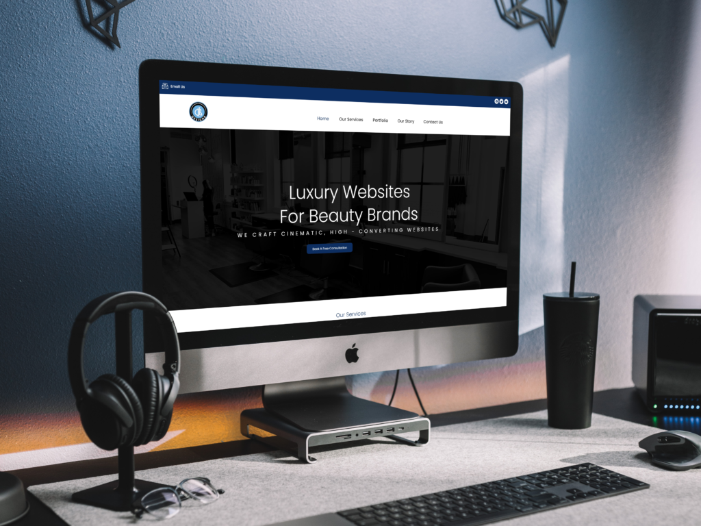 Free Modern Workstation iMac Mockup